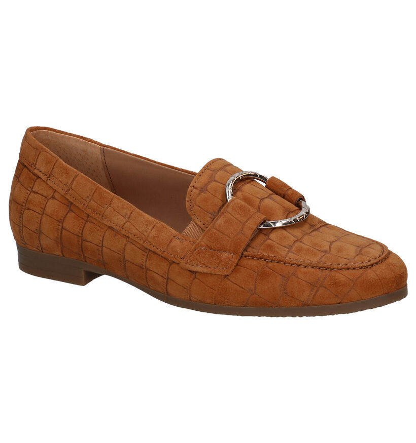 Gabor Comfort Mocassins en Cognac en daim (297416)