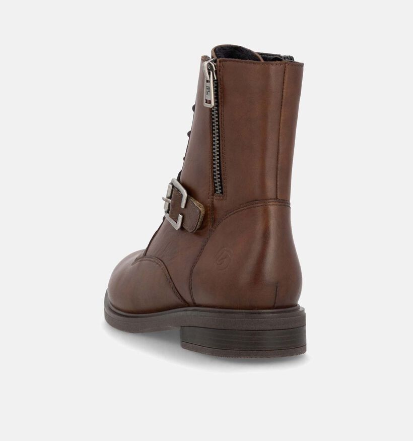 Remonte Bottines à lacets en Cognac pour femmes (347230)