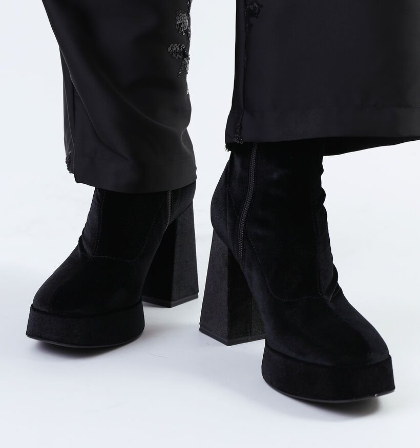 Tamaris Bottines avec plateau en Noir pour femmes (330540)