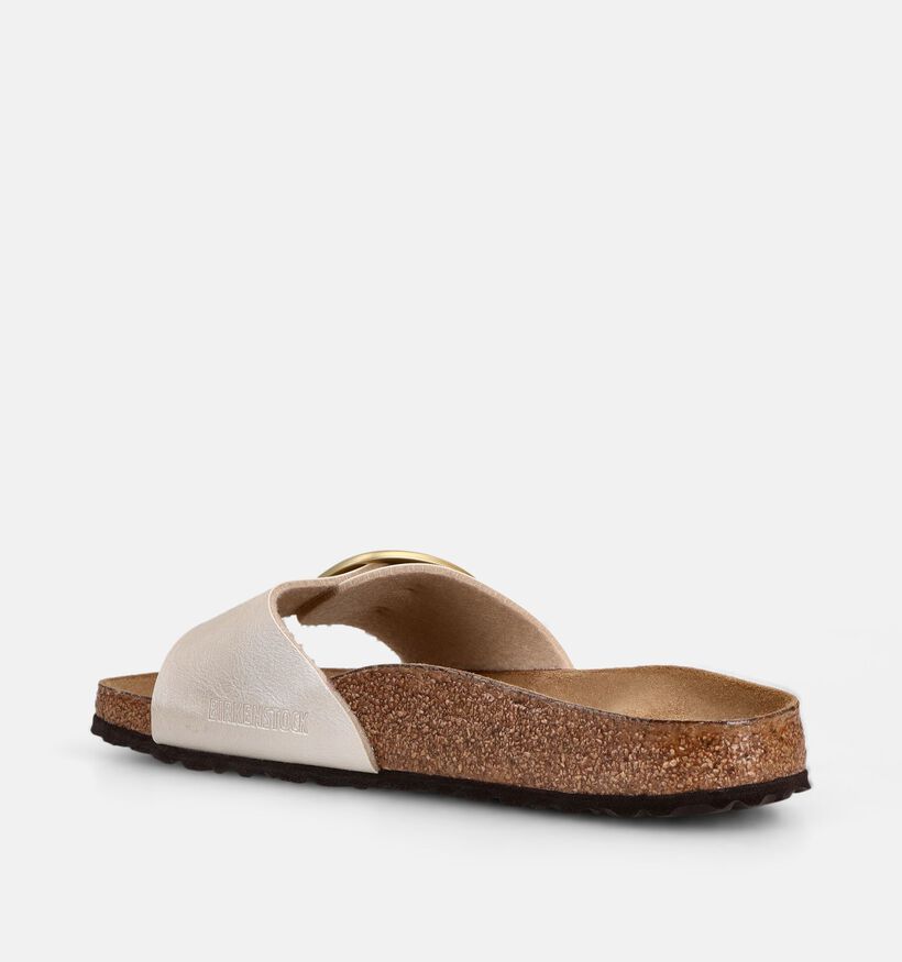 Birkenstock Madrid Big Buckle Graceful Pearl Parelmoer Slippers voor dames (369530)