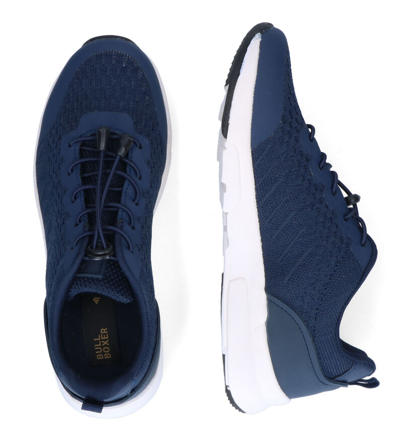 Bullboxer Blauwe Sneakers voor jongens (306096) - geschikt voor steunzolen