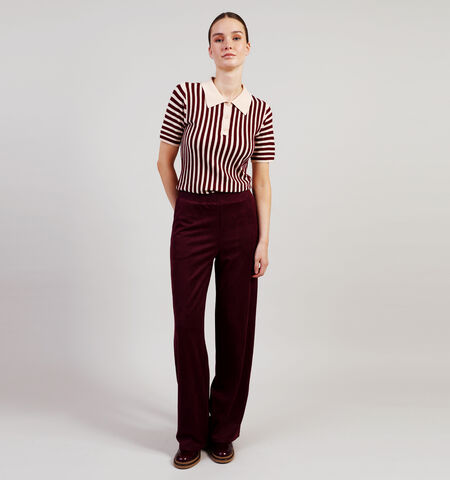 Geklede broek bordeaux L32