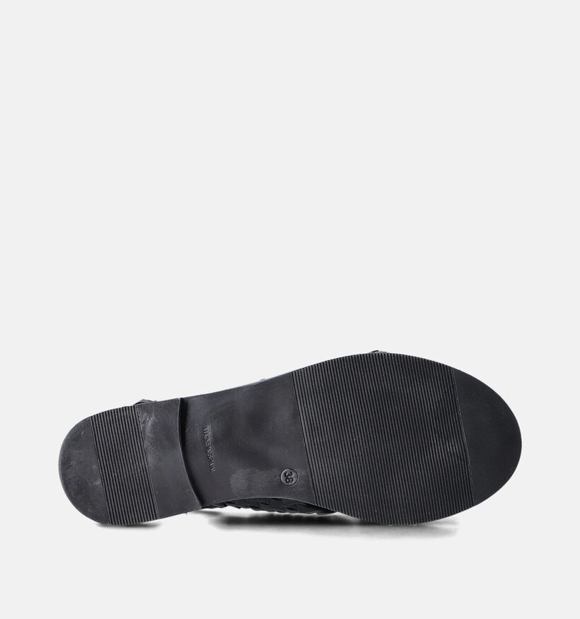 Oh My Sandals Sandales tressées en Noir pour femmes (356202)