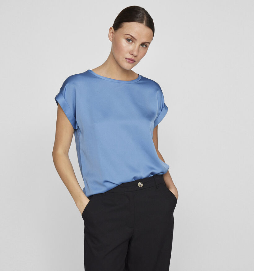 Vila Ellette Blauw T-shirt voor dames (351772)