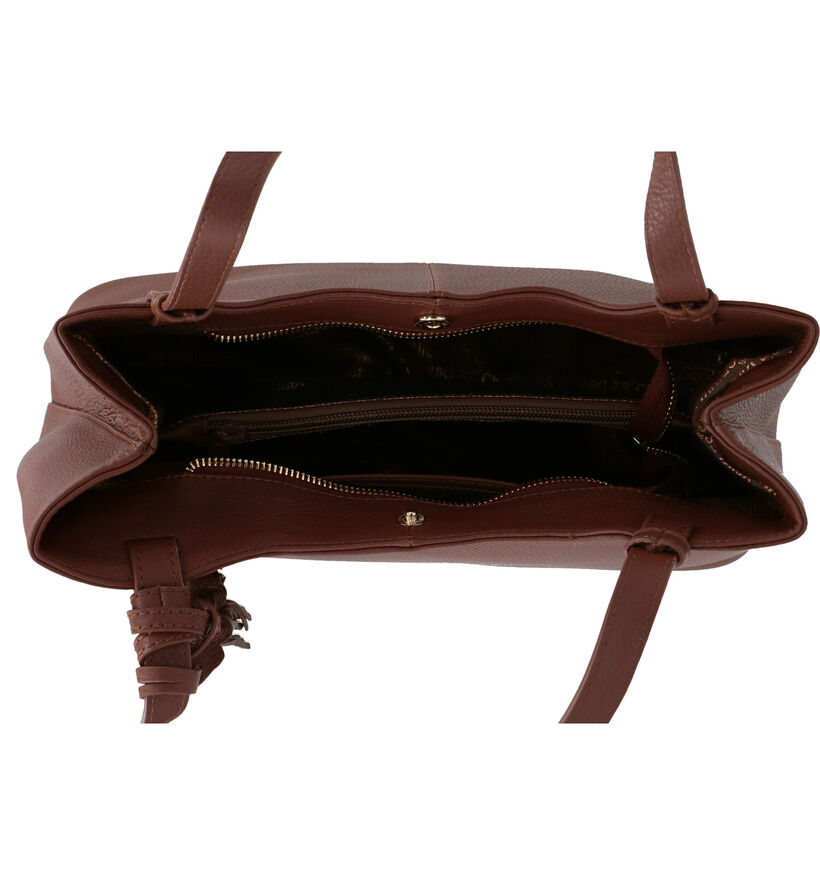 Crinkles Blauwe Schoudertas in leer (311196)