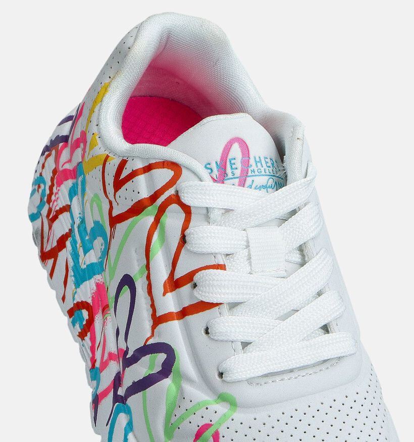 Skechers x J. Goldcrown Uno Lite Witte Sneakers voor meisjes (366423) - geschikt voor steunzolen