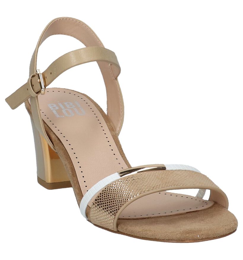 Gouden Geklede Sandalen Bibi Lou, , pdp