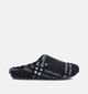 Hush Puppies Dayak Donkerblauwe Instappantoffels Geruit voor heren (377909)