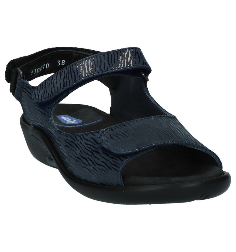 Comfortabele Sandalen Donkerblauw Wolky Salvia, , pdp