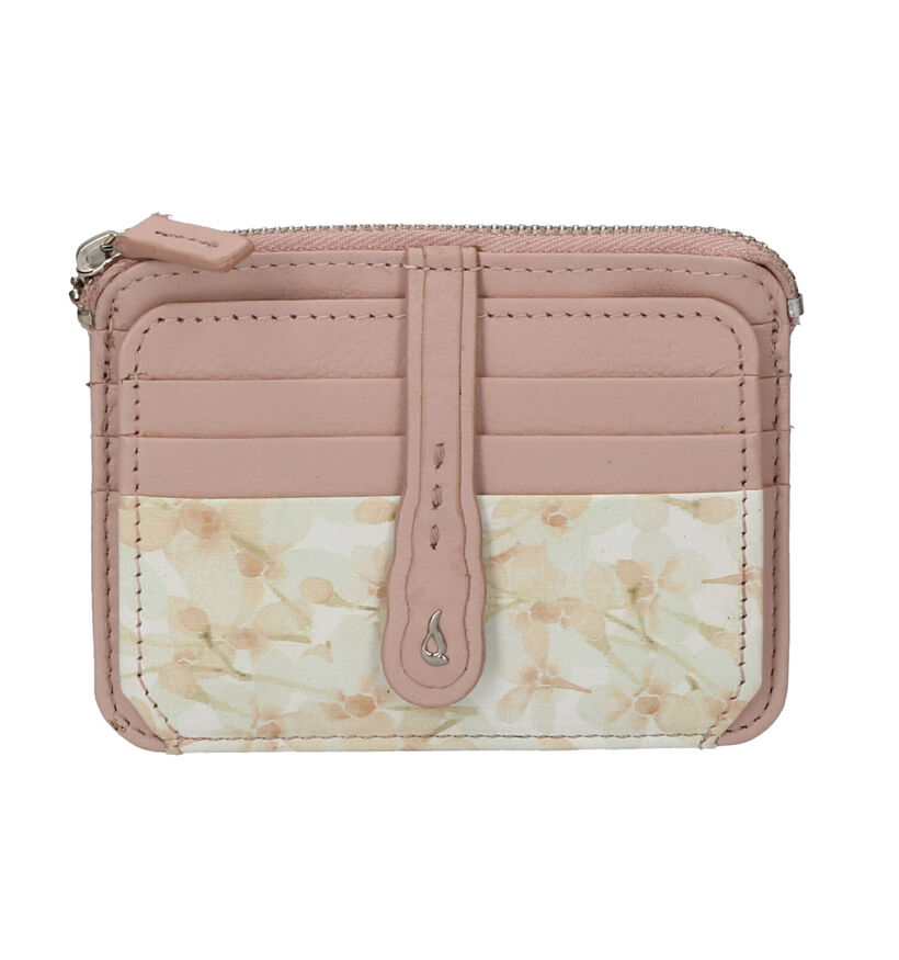 Abbacino Porte-cartes en Rose en cuir (274321)