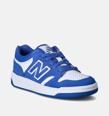 New Balance 480 Low Sneakers Black/ White/Black/Marine Blue/Team Red