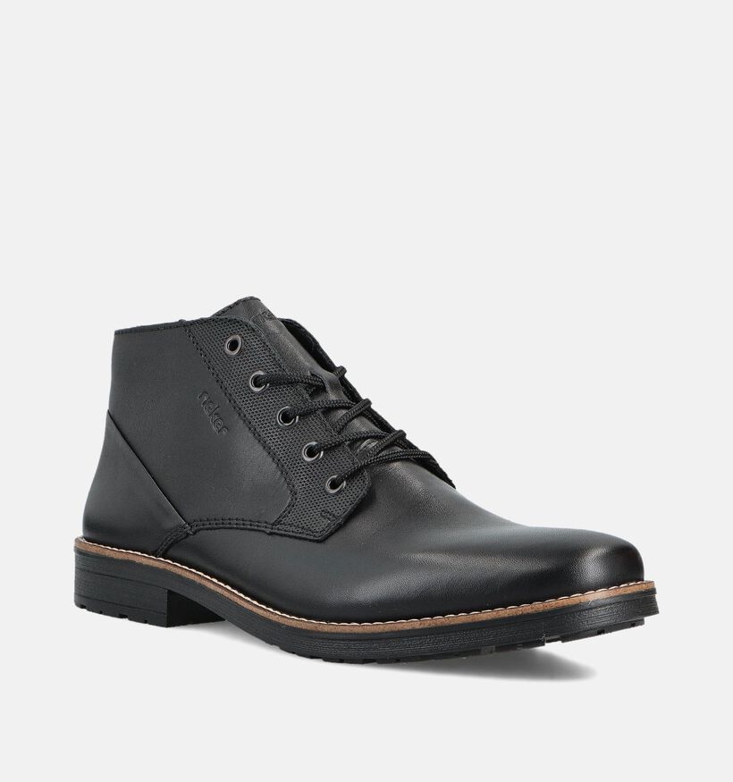 Rieker Zwarte Geklede Hoge Schoenen voor heren (360457)