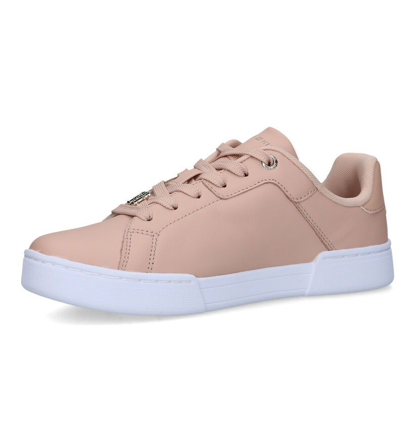 Tommy Hilfiger Court Baskets en Rose pour femmes (320996) - pour semelles orthopédiques