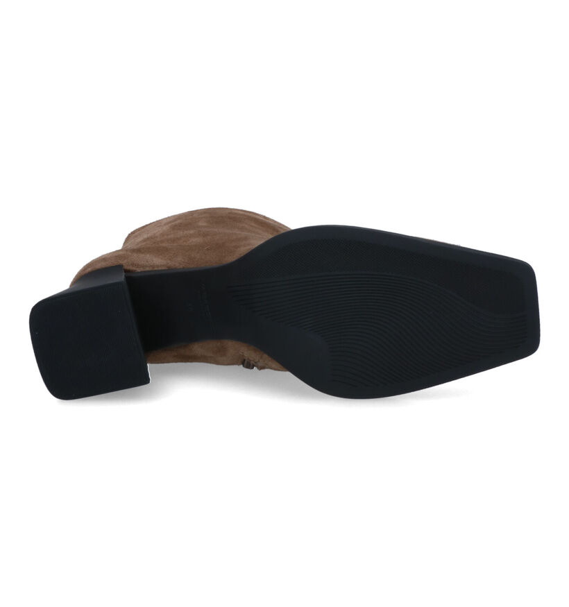 Vagabond Hedda Bottillons en Taupe en daim (315663)