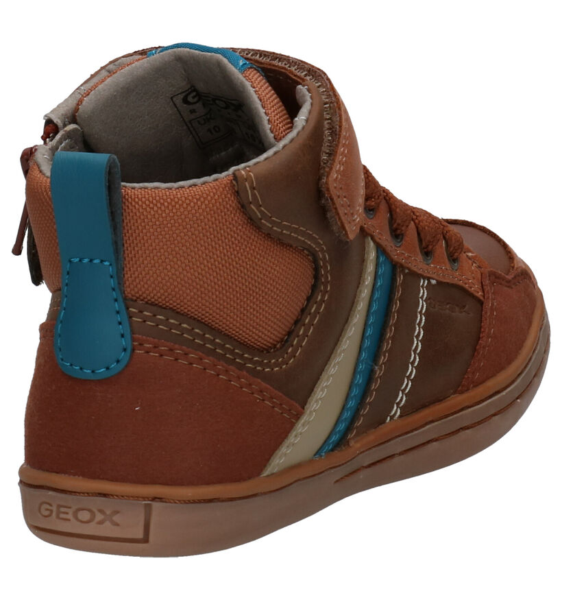 Geox Chaussures hautes en Cognac en cuir (254528)