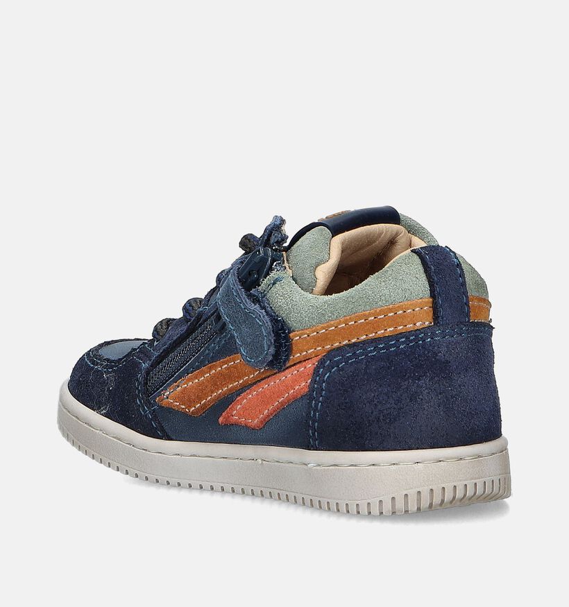 STONES and BONES Nomi Blauwe Babyschoenen voor jongens (349167) - geschikt voor steunzolen