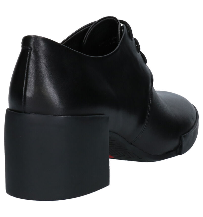 Camper Chaussures à lacets en Noir en cuir (256014)