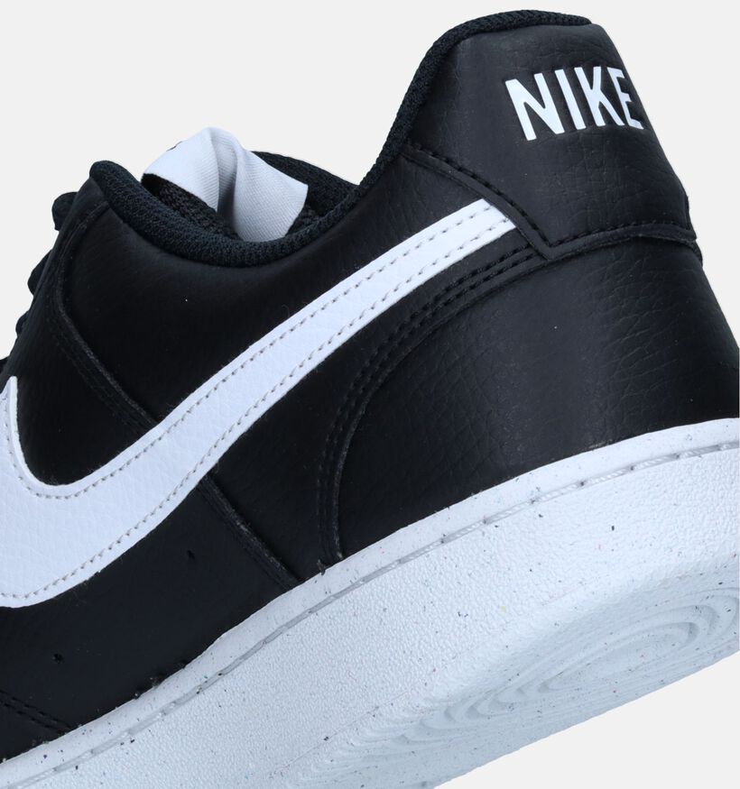 Nike Court Vision Low Next Nature Zwarte Sneakers voor jongens, heren (343756)