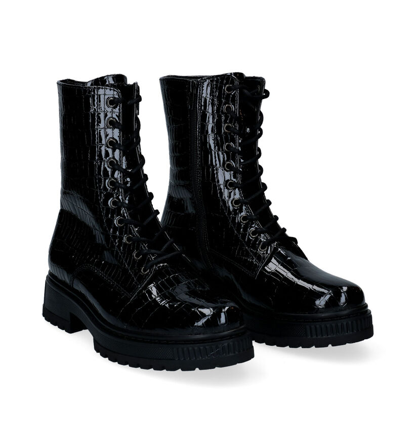 Gabor OptiFit Bottines en Noir pour femmes (297371) - pour semelles orthopédiques