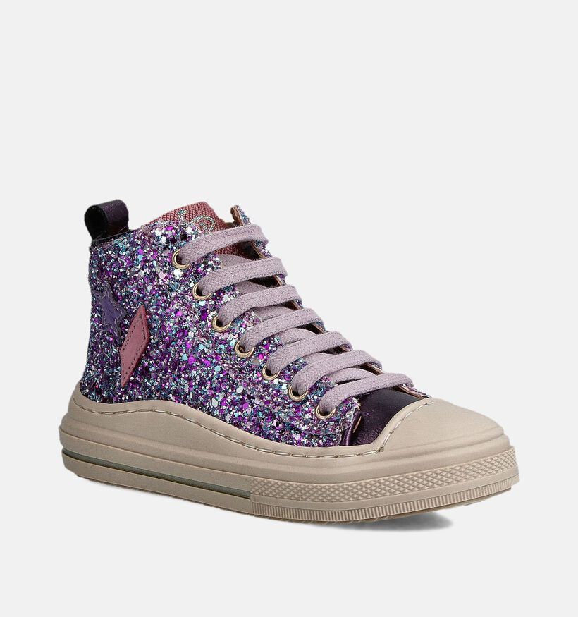 FR by Romagnoli Chaussures hautes en Violet pour filles (364837) - pour semelles orthopédiques