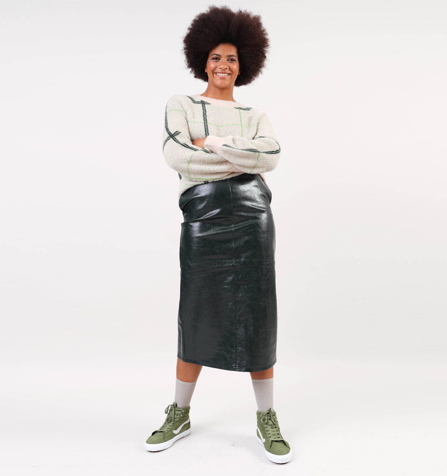 Vila Yara Groene Maxi rok Dames Rokken Online op TORFS.BE