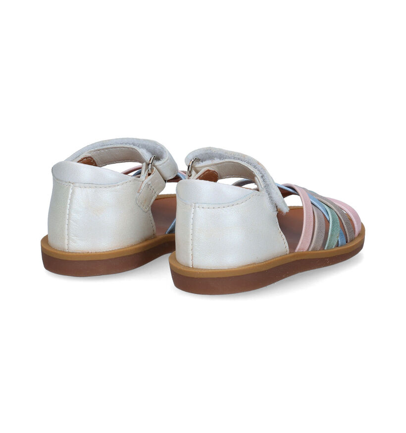 Pom d'Api Poppy Lux Sandales en Blanc pour filles (322866)