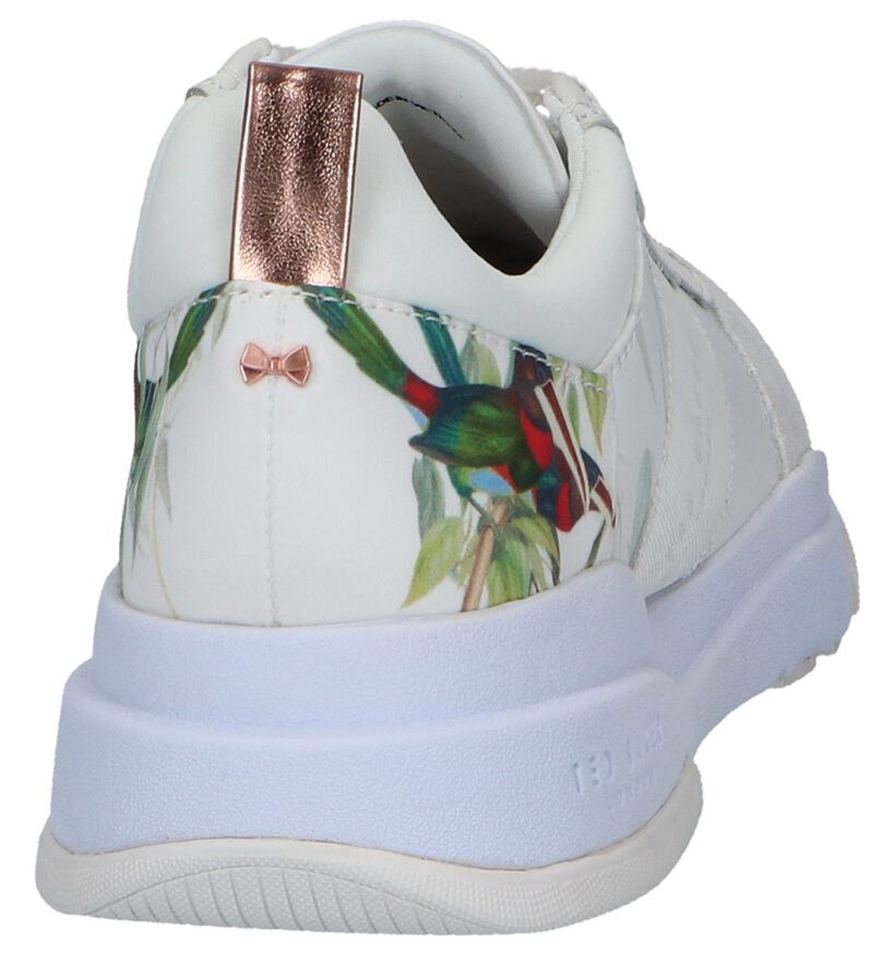 Witte Sneakers Ted Baker Waverdi in daim (249075)