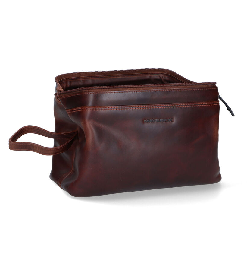 Maverick Trousse de toilette en Marron pour hommes (325679)