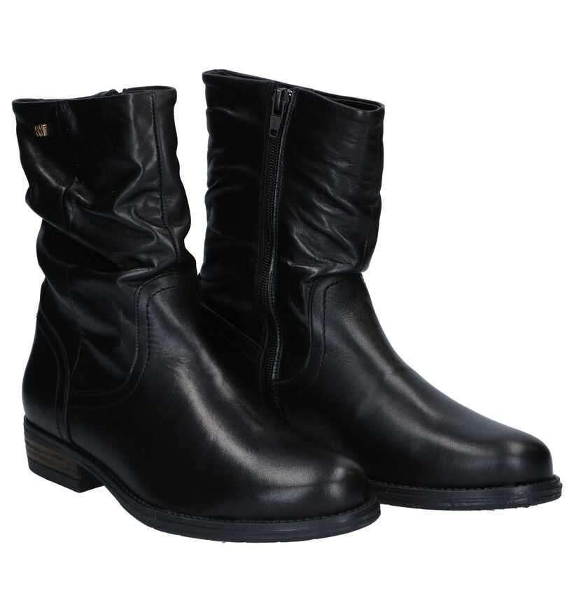 River Woods Angie Cognac Enkellaarzen in leer (298433)