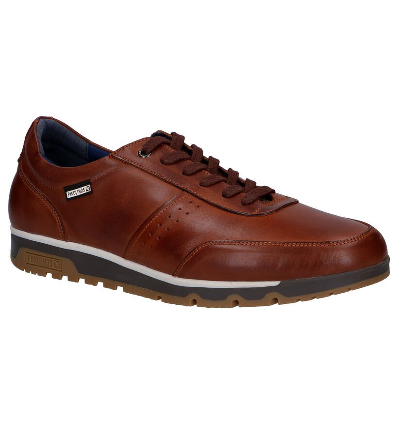 Pikolinos Alarcon Chaussures à lacets en Cognac en cuir (298236)