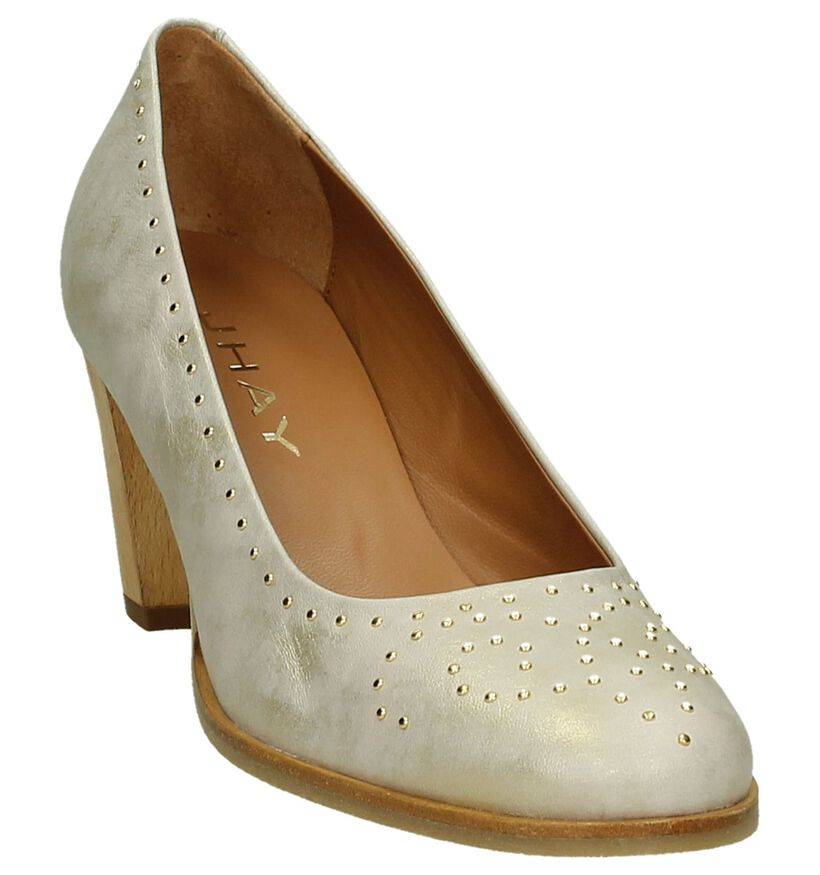 Gouden Pumps JHay Metallic met Studs, , pdp