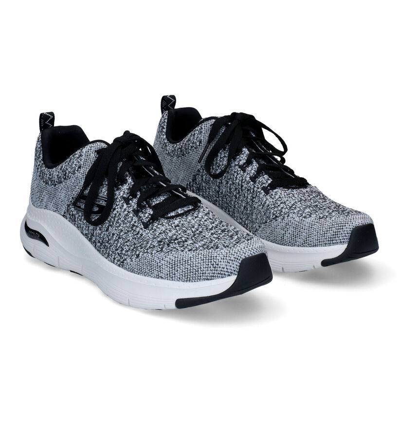 Skechers Arch Fit Paradyme Baskets en Gris pour hommes (301282) - pour semelles orthopédiques