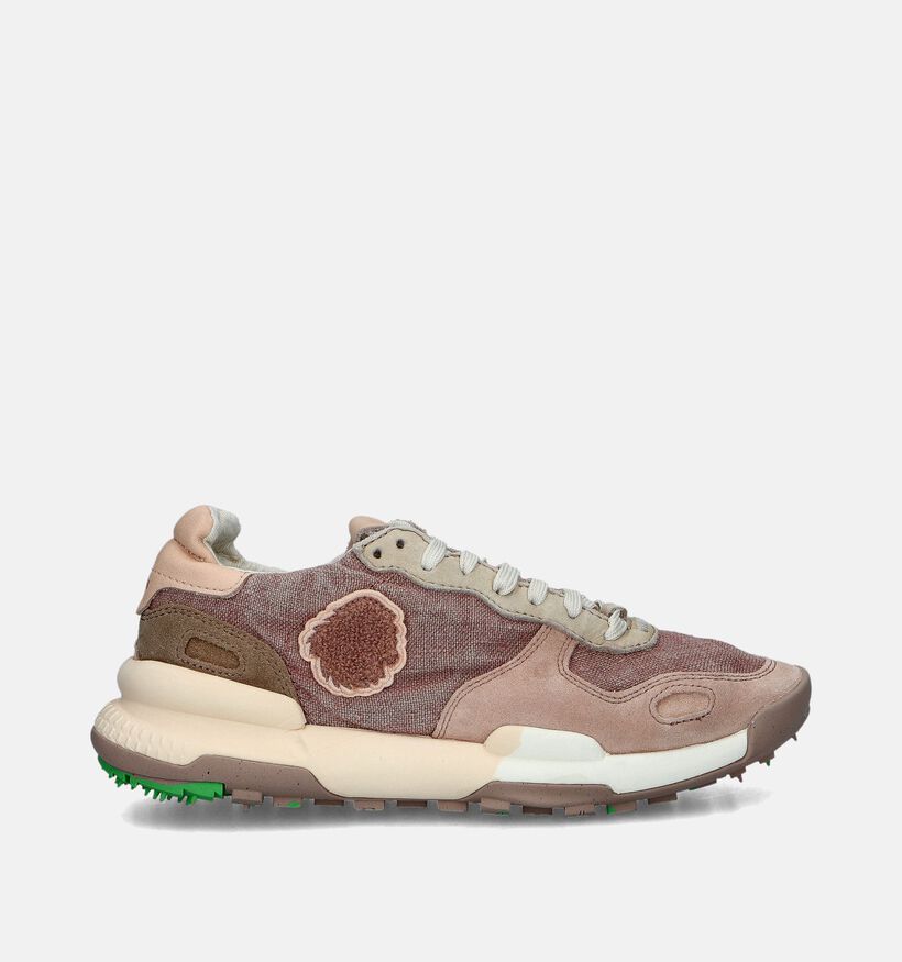 Satorisan Charona Linen Roze Sneakers voor dames (356721) - geschikt voor steunzolen