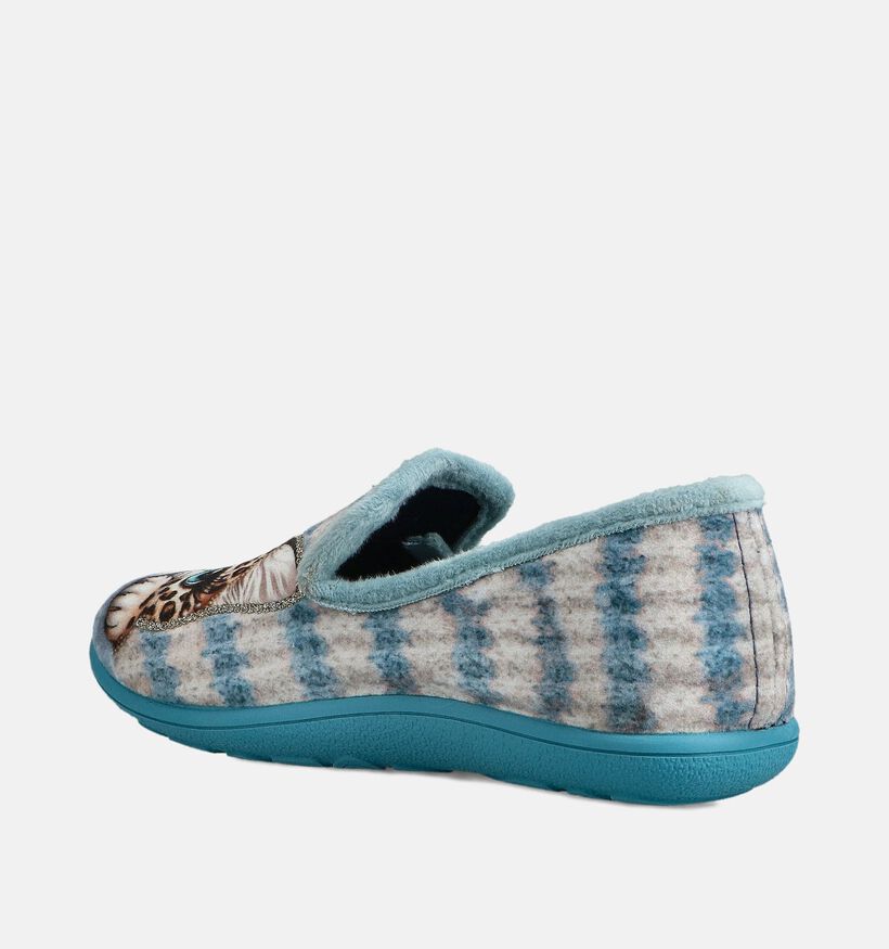 Milo & Mila Blauwe Pantoffels Milo & Mila Blauwe Pantoffels voor meisjes (364961)