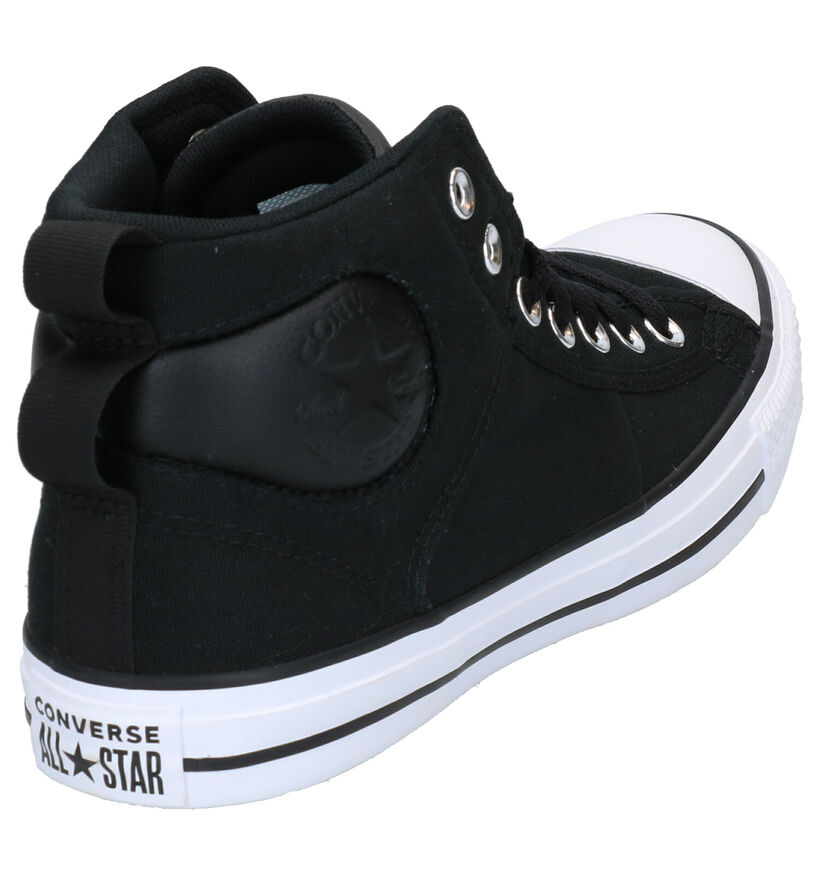 Converse Chuck Taylor AS Baskets en Noir en textile (266460)