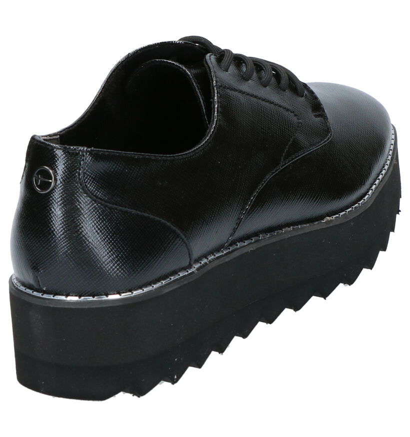 Tamaris TOUCH it Chaussures à lacets en Noir en simili cuir (257204)
