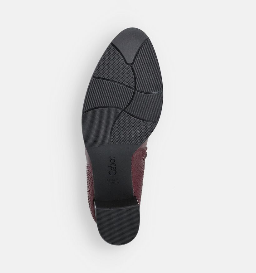 Gabor Bordeaux Enkellaarzen voor dames (363149)