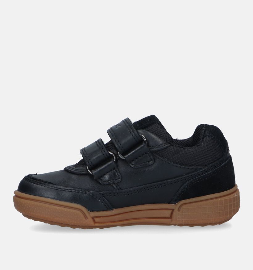 Geox Poseido Chaussures à velcro en Noir pour garçons (330066) - pour semelles orthopédiques