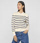 Vila Ingrid Beige Gebreide cardigan voor dames (353047)