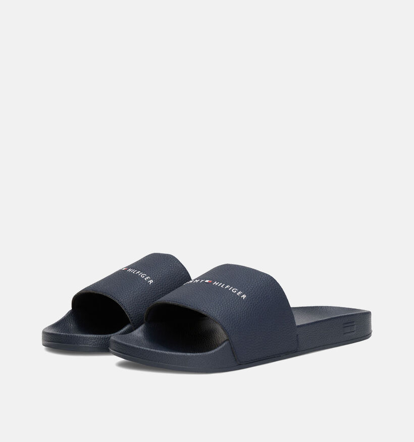 Tommy Hilfiger NYC Pool Slide Claquettes en Bleu pour hommes (352835)
