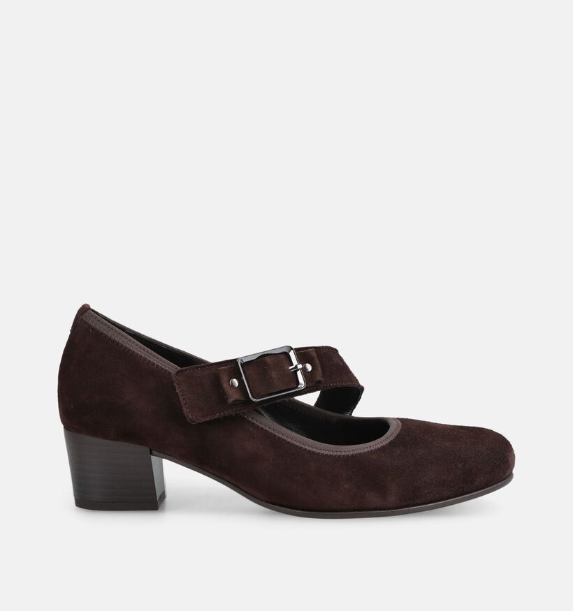 Gabor Comfortschoenen Bruin voor dames (380037) - geschikt voor steunzolen