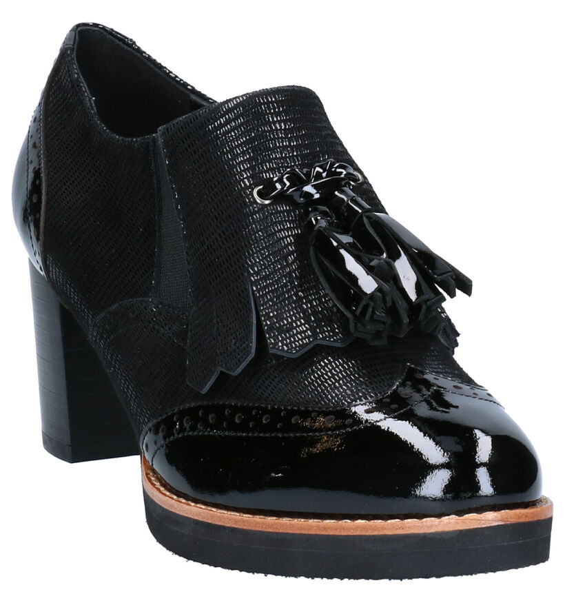 Crinkles Escarpins montants en Noir en cuir verni (262313)