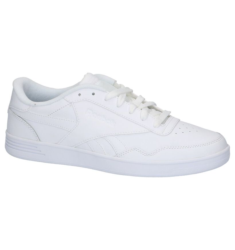 Reebok Royal Techqu Baskets en Blanc en cuir (312085)