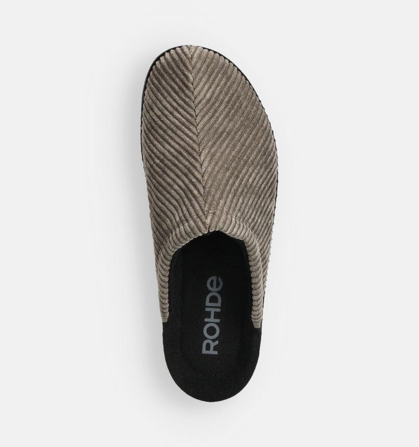 Rohde Taupe Open Pantoffels voor heren (365505)