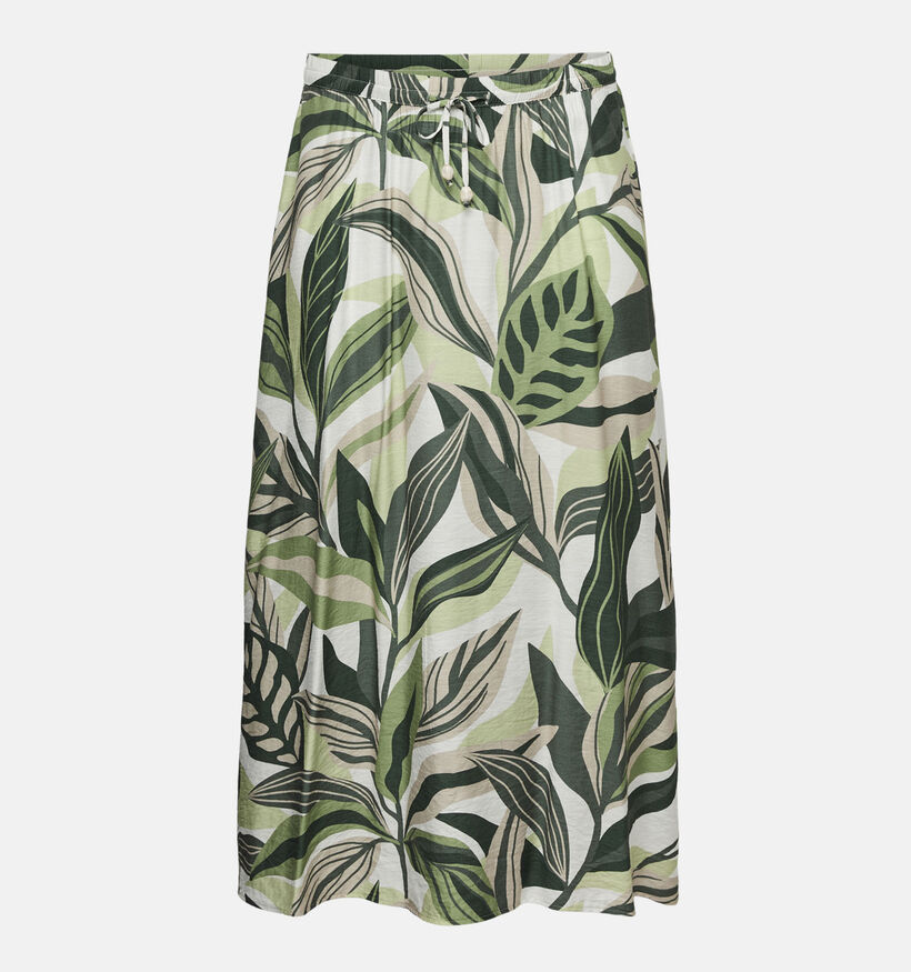 Vero Moda Curve Zoey Fonda Groene Lange Rok voor dames (375029)