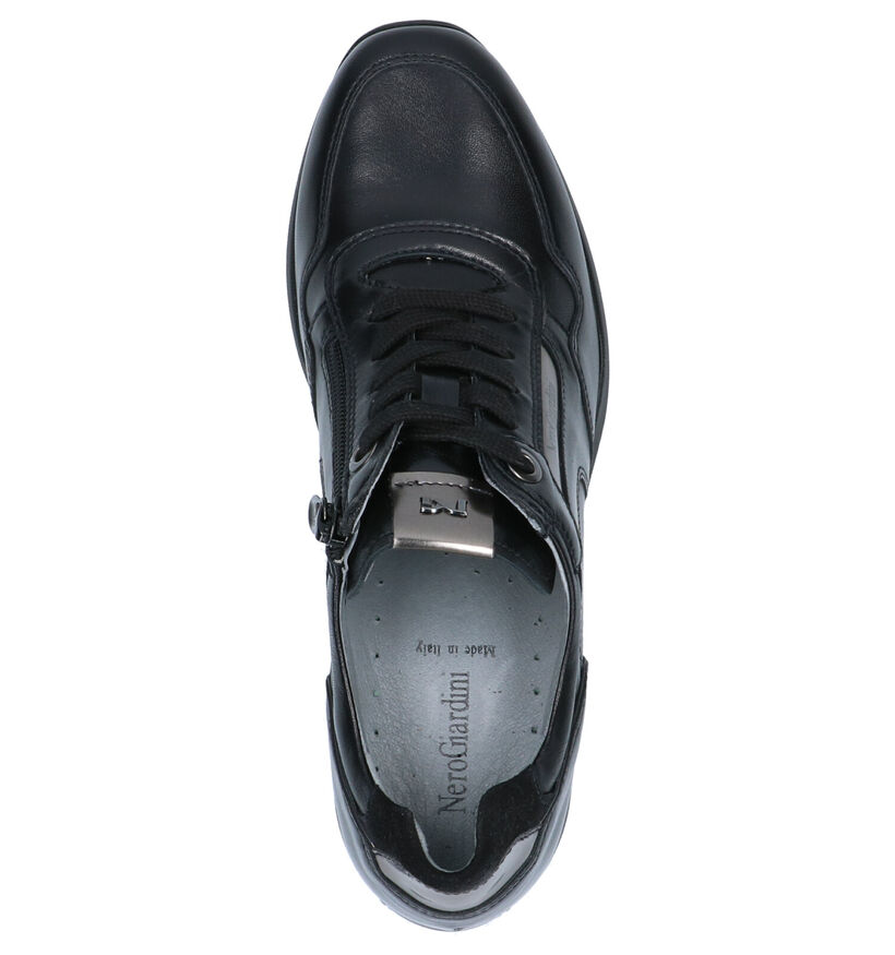 NeroGiardini Chaussures à lacets en Noir en cuir (259804)