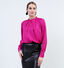 comma Blouse satin en Fuchsia pour femmes (334764)