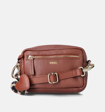 Crossbodytas cognac