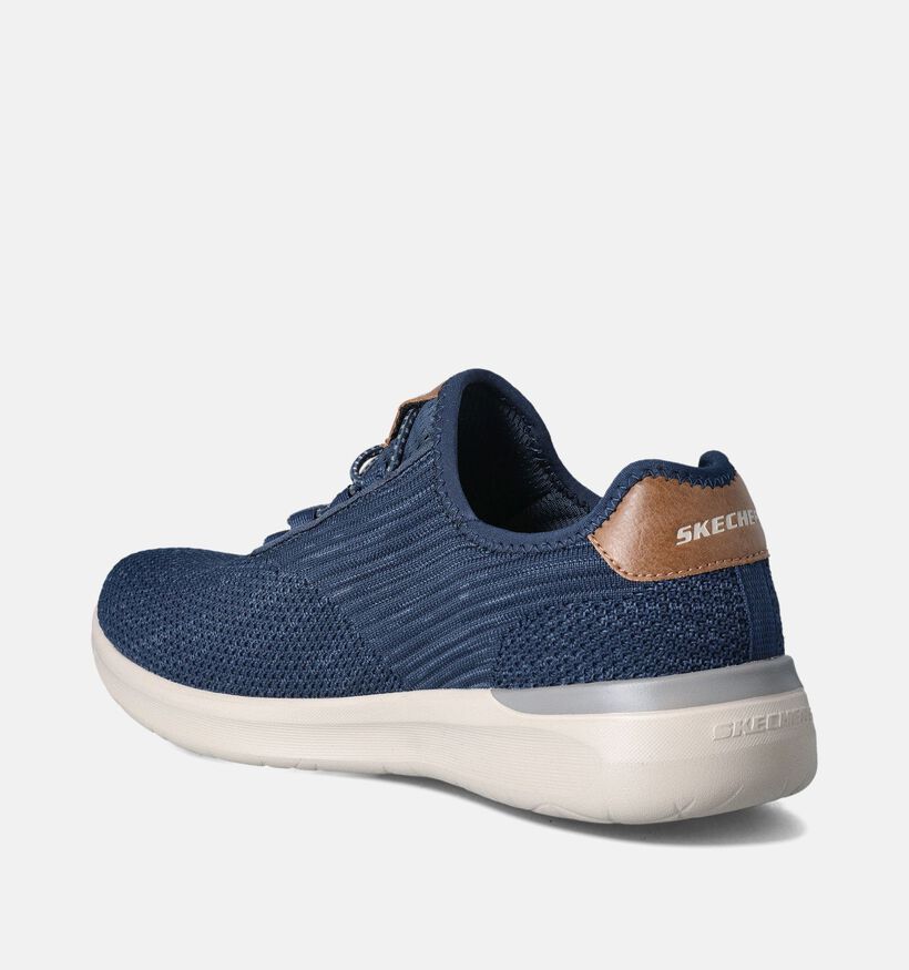 Skechers Lattimore Coringa Blauwe Sneakers voor heren (351872) - geschikt voor steunzolen