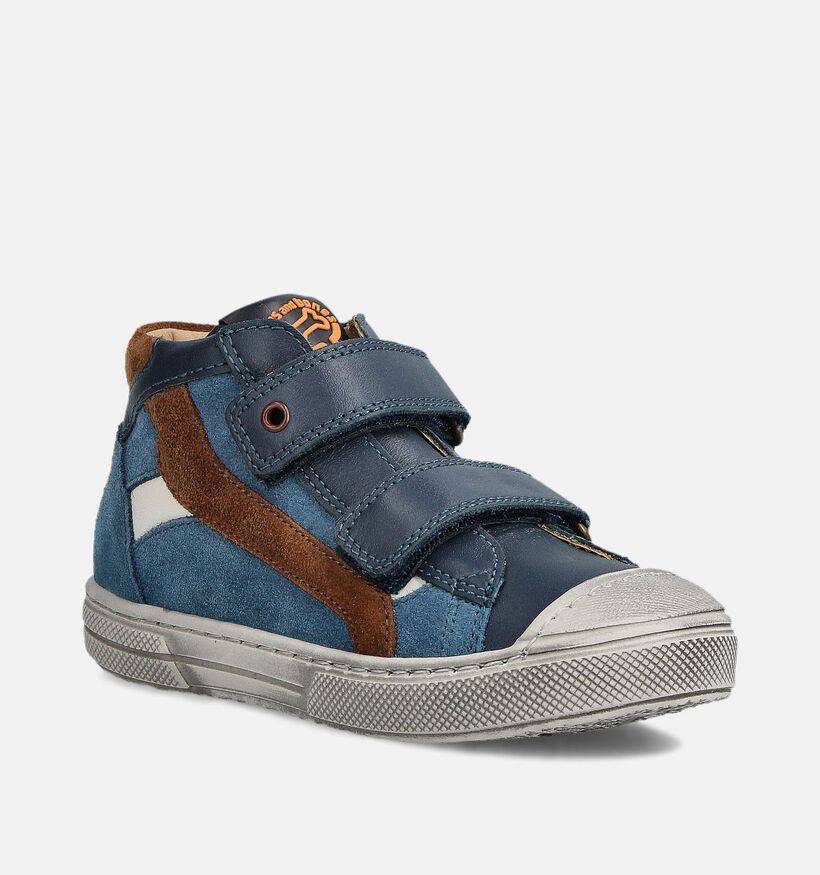 STONES and BONES Rento Blauwe Sneakers voor jongens (362007) - geschikt voor steunzolen